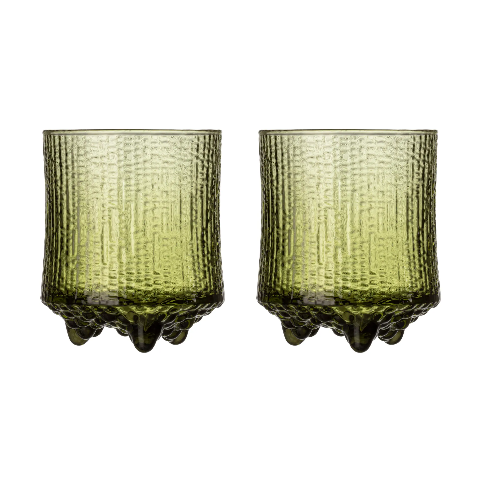 Verres à eau Ultima Thule sable finlandais 20 cl, 2 pièces, Vert Iittala