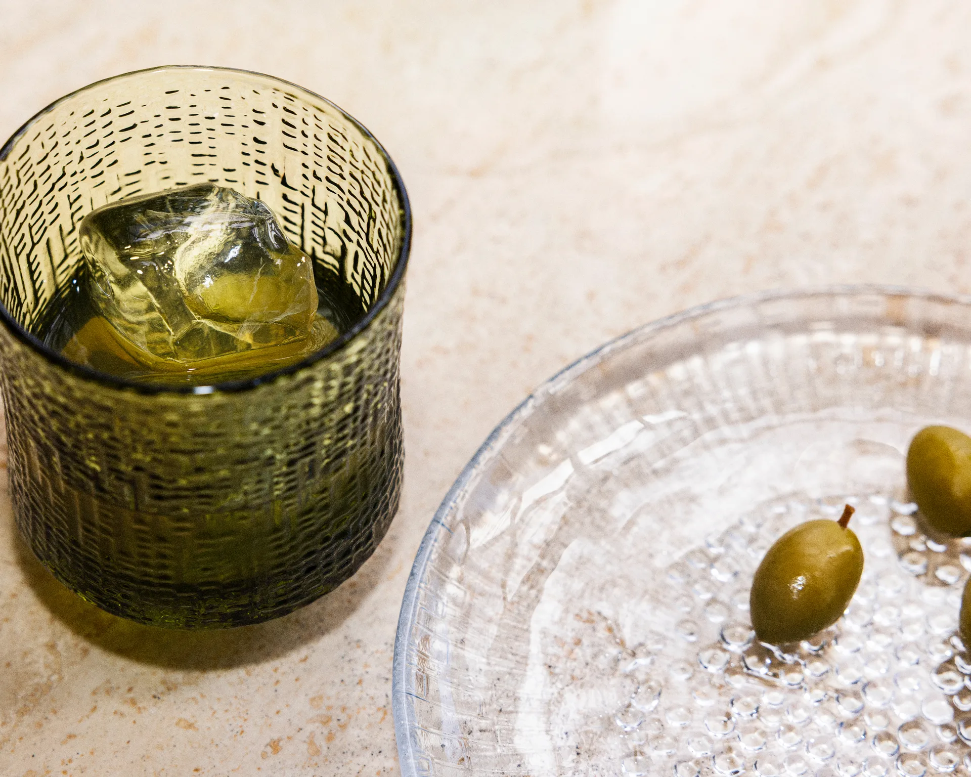 Verres à eau Ultima Thule sable finlandais 20 cl, 2 pièces, Vert Iittala