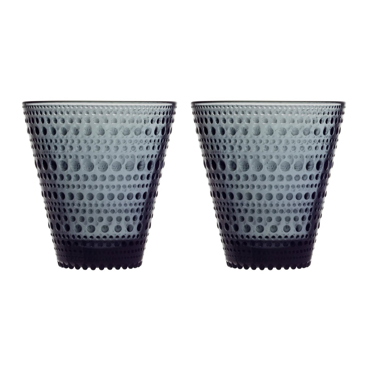 Iittala Verres Kastehelmi 30 cl, lot de 2 Gris foncé