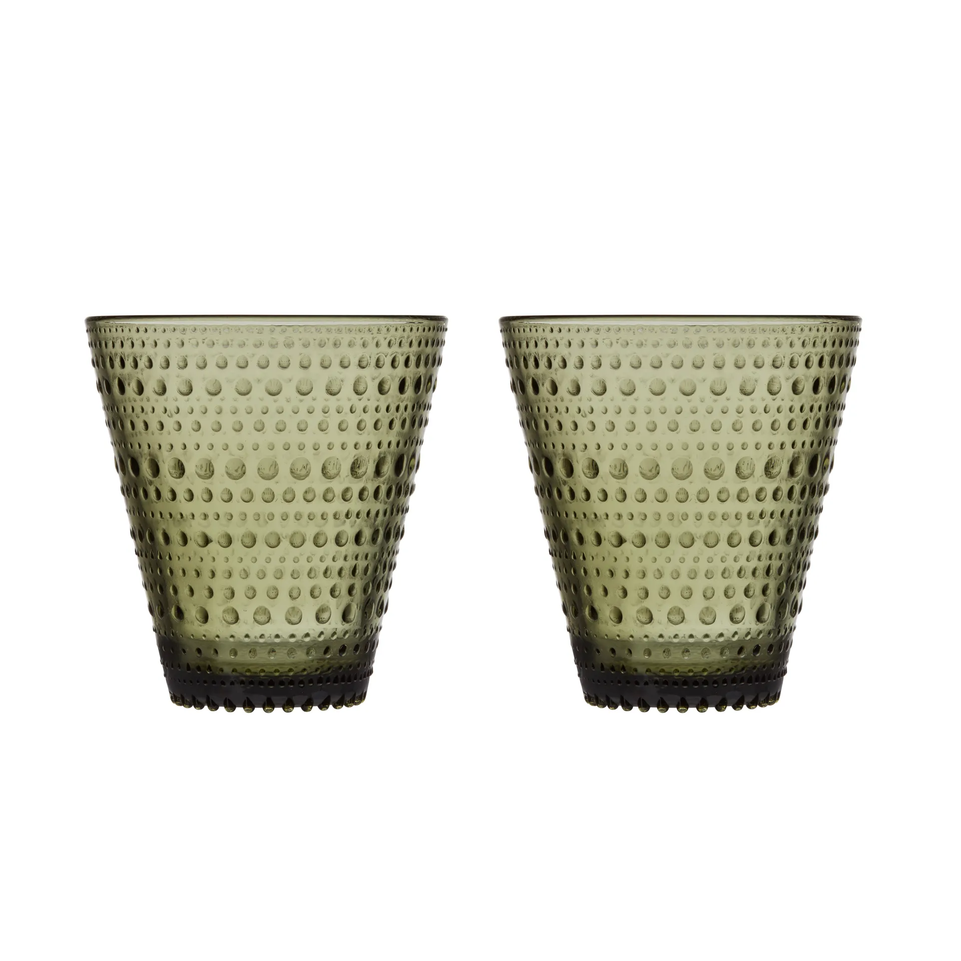 Verres Kastehelmi 30 cl, lot de 2, vert mousse Iittala