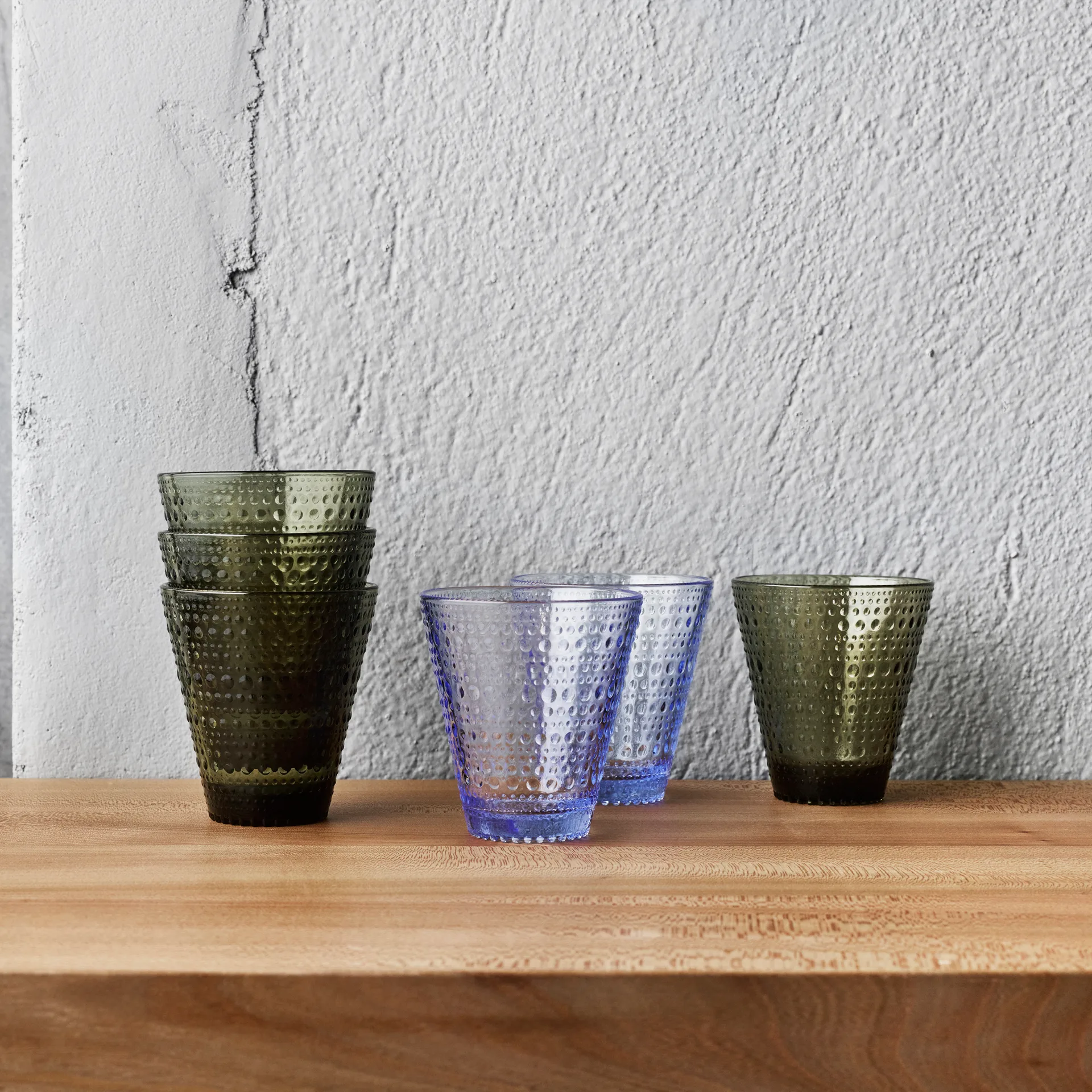 Verres Kastehelmi 30 cl, lot de 2, vert mousse Iittala