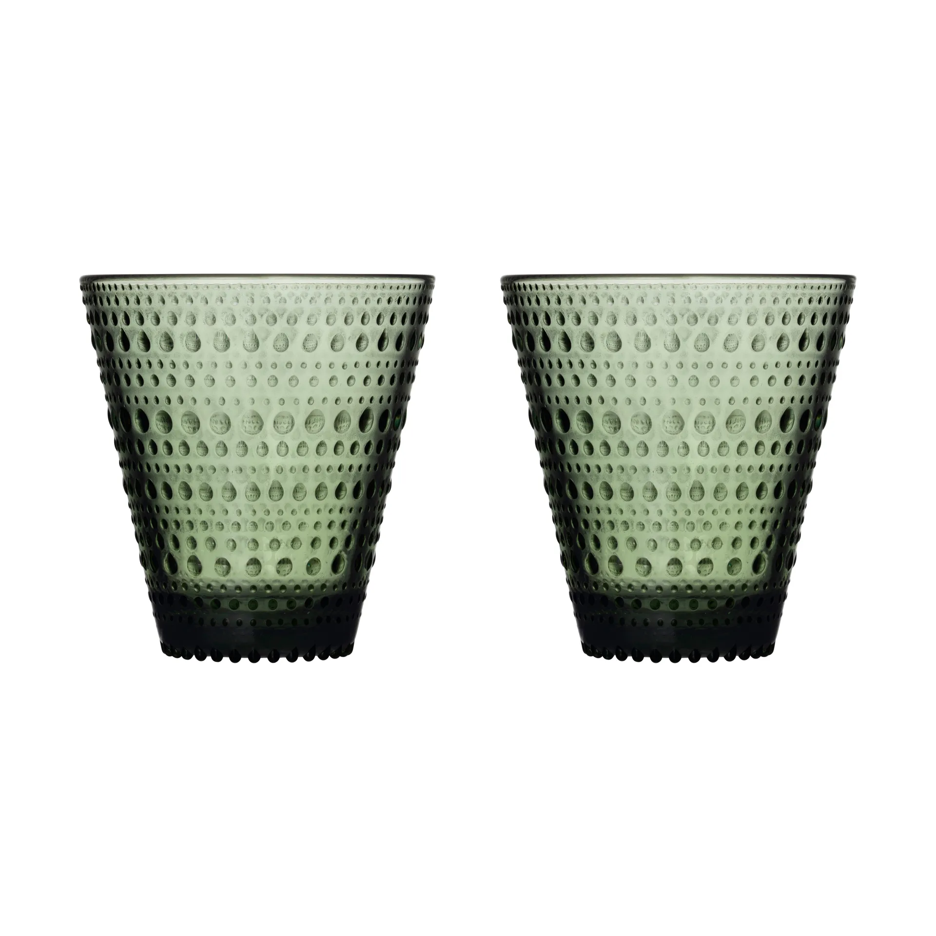 Verres Kastehelmi 30 cl, lot de 2, Vert pin Iittala