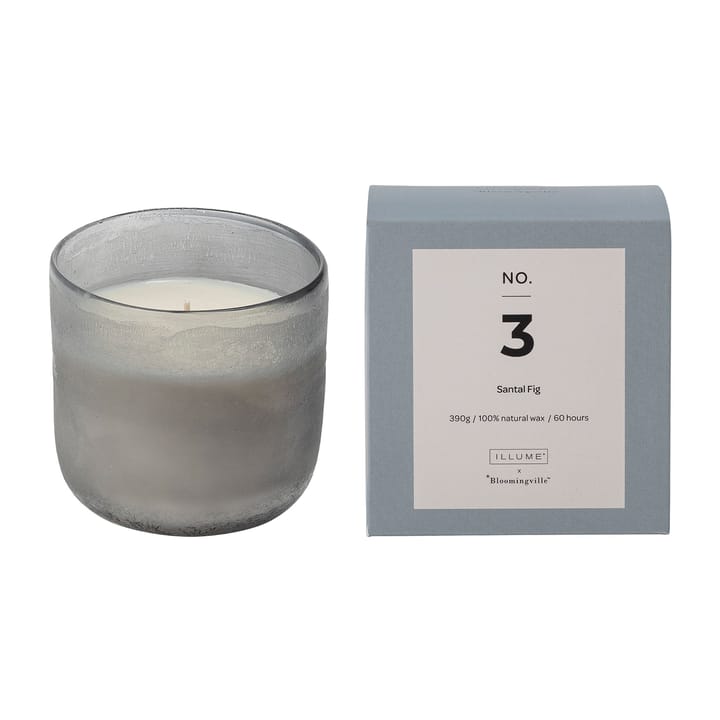 Bougie parfumée NO. 3 Santal Fig - 390 g + coffret cadeau - Illume x Bloomingville