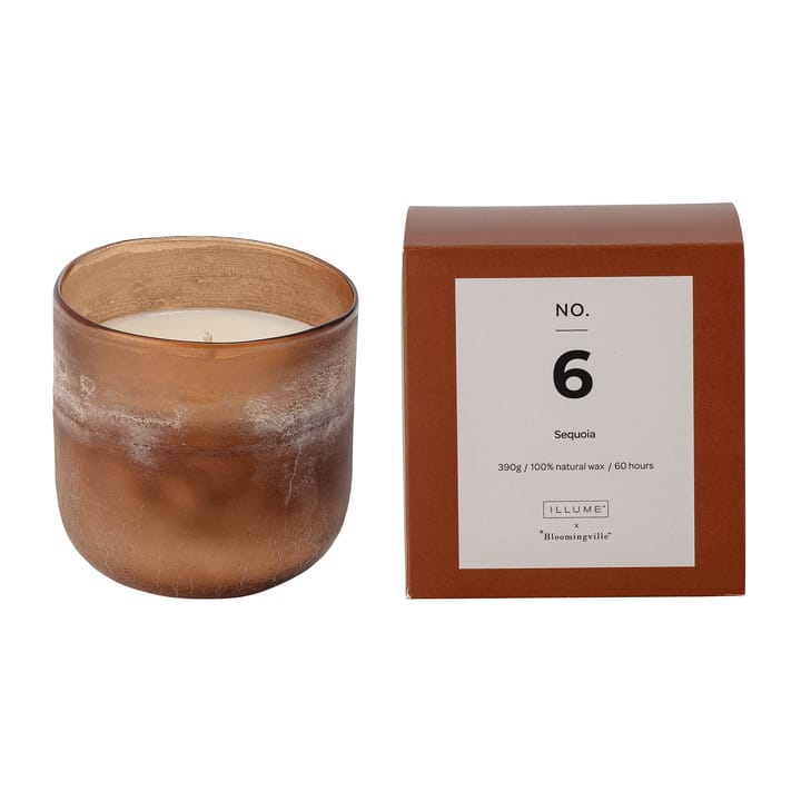 Bougie parfumée NO. 6 Sequoia - 390 g + coffret cadeau - Illume x Bloomingville