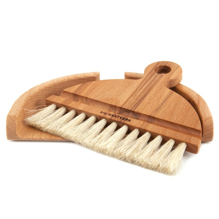 Pelle à poussière/brosse à main en bois marron pour usage intérieur -  Brosses/brosses
