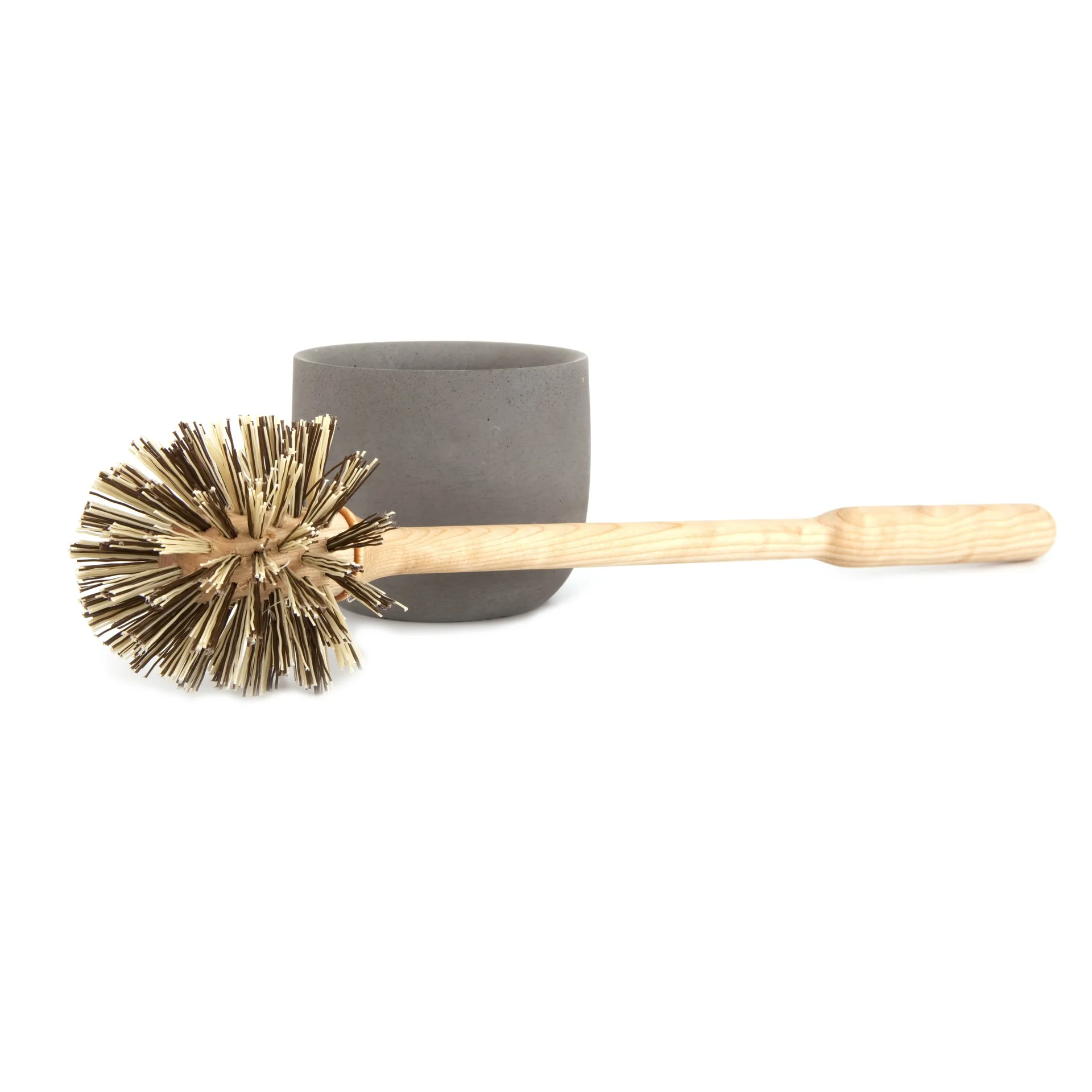 Brosse de toilette Iris Iris hantverk, bouleau- base grise Iris Hantverk