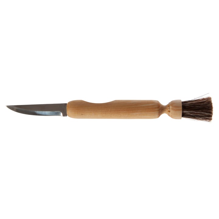 Couteau à champignon avec brosse Iris Hantverk - bouleau - Iris Hantverk