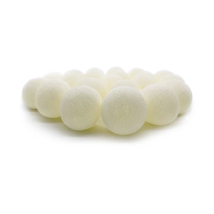 Guirlande lumineuse Irislights - Butter yellow, 20 boules - Irislights