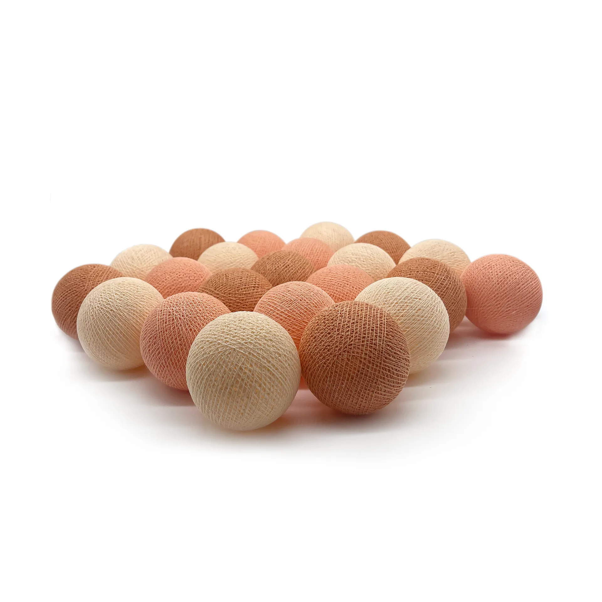 Guirlande lumineuse Irislights, Peach, 35 boules Irislights