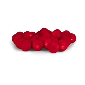 Guirlande lumineuse Irislights - Simply red, 20 boules - Irislights
