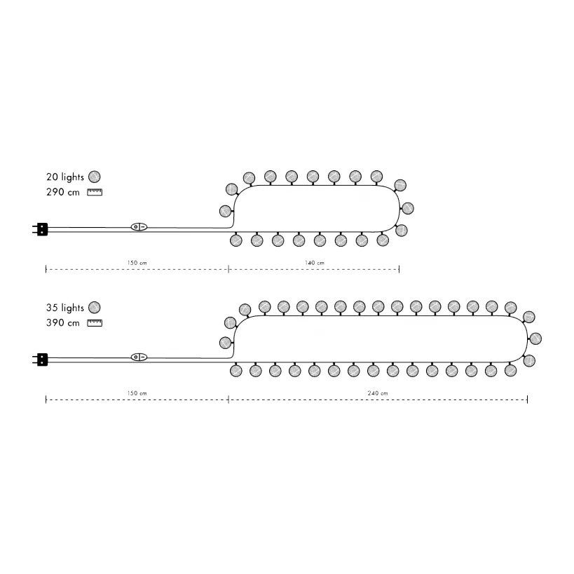 Iris lights moonlight, 20 balles Irislights
