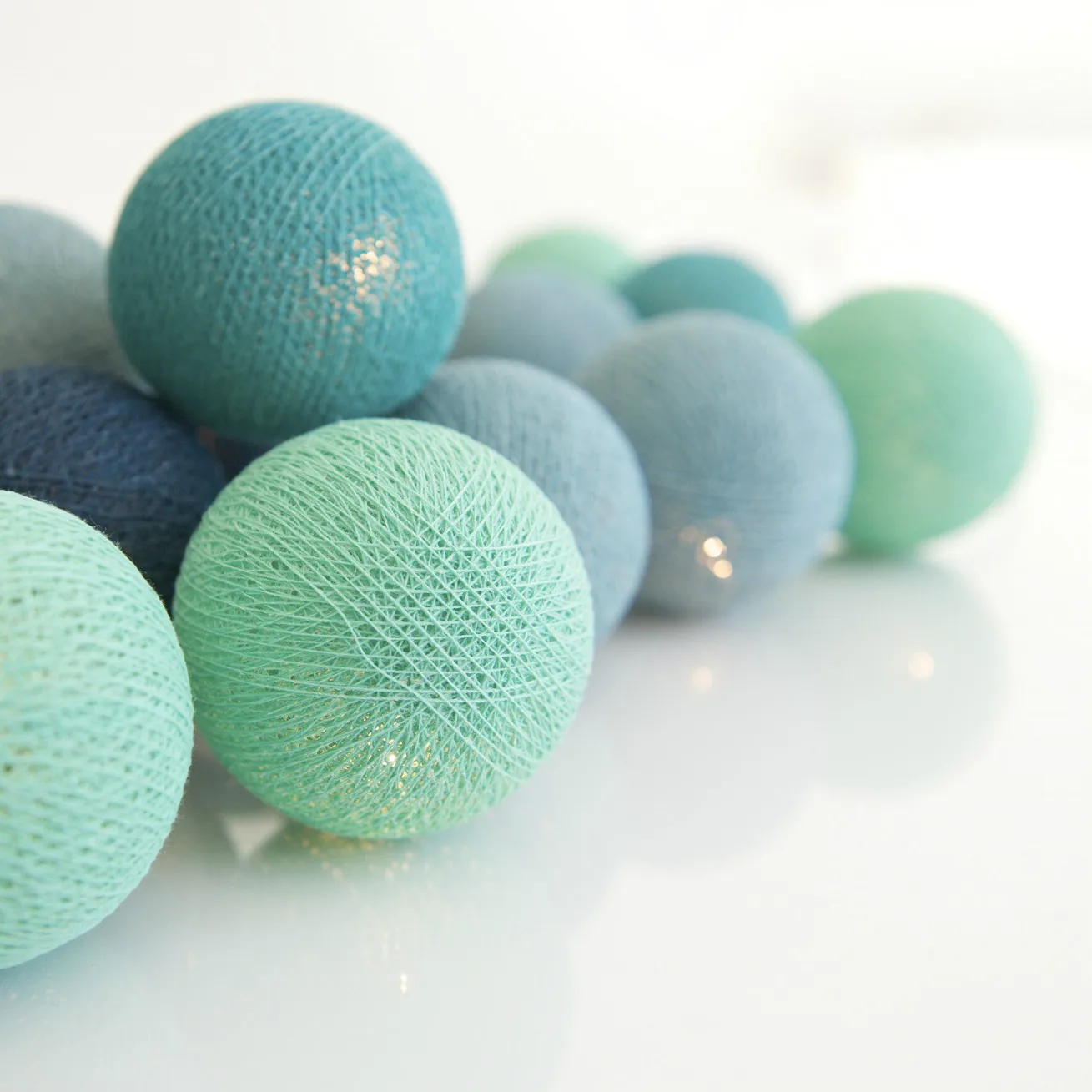 Irislights Cool Mint, 35 boules Irislights