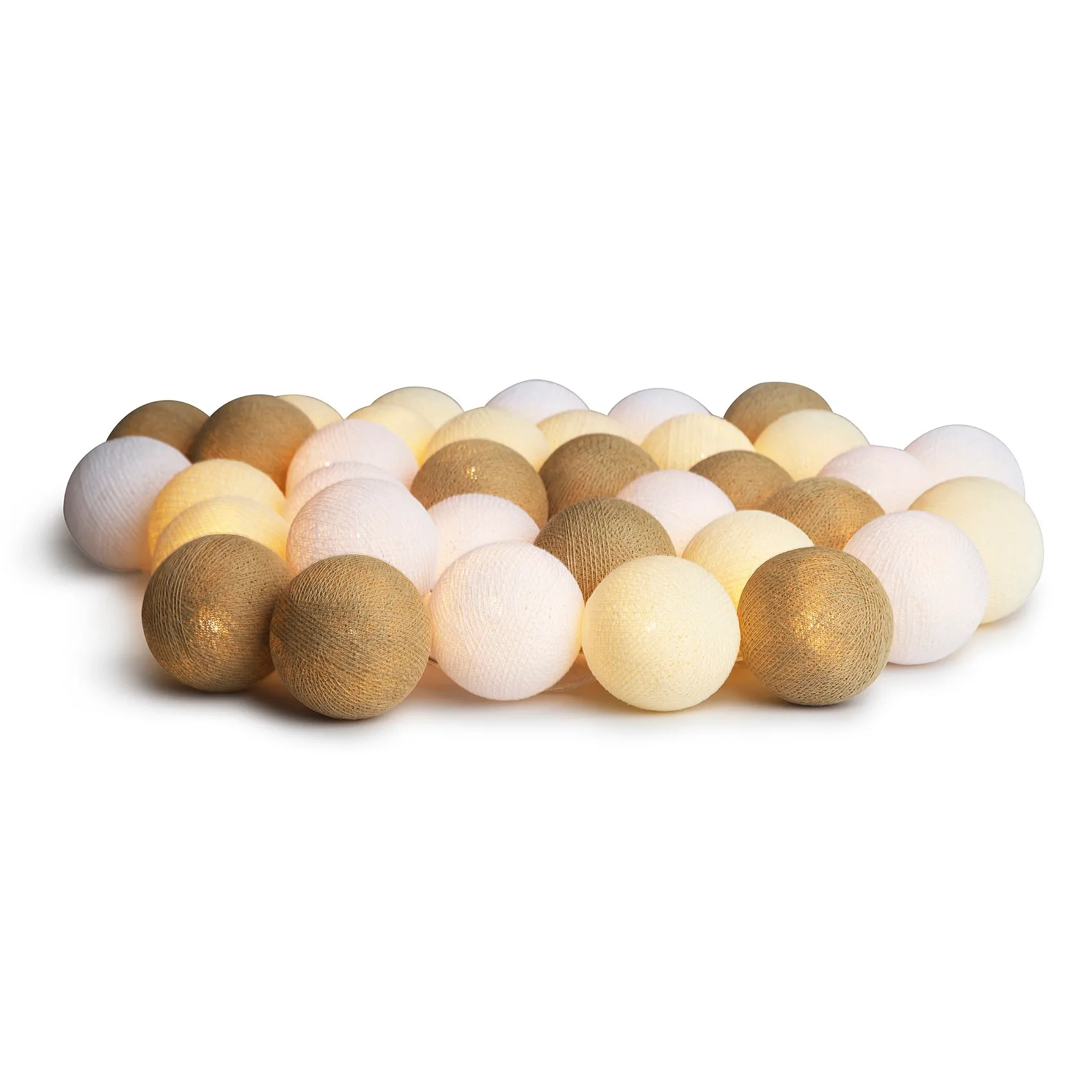 Irislights Creamy White, 35 boules Irislights