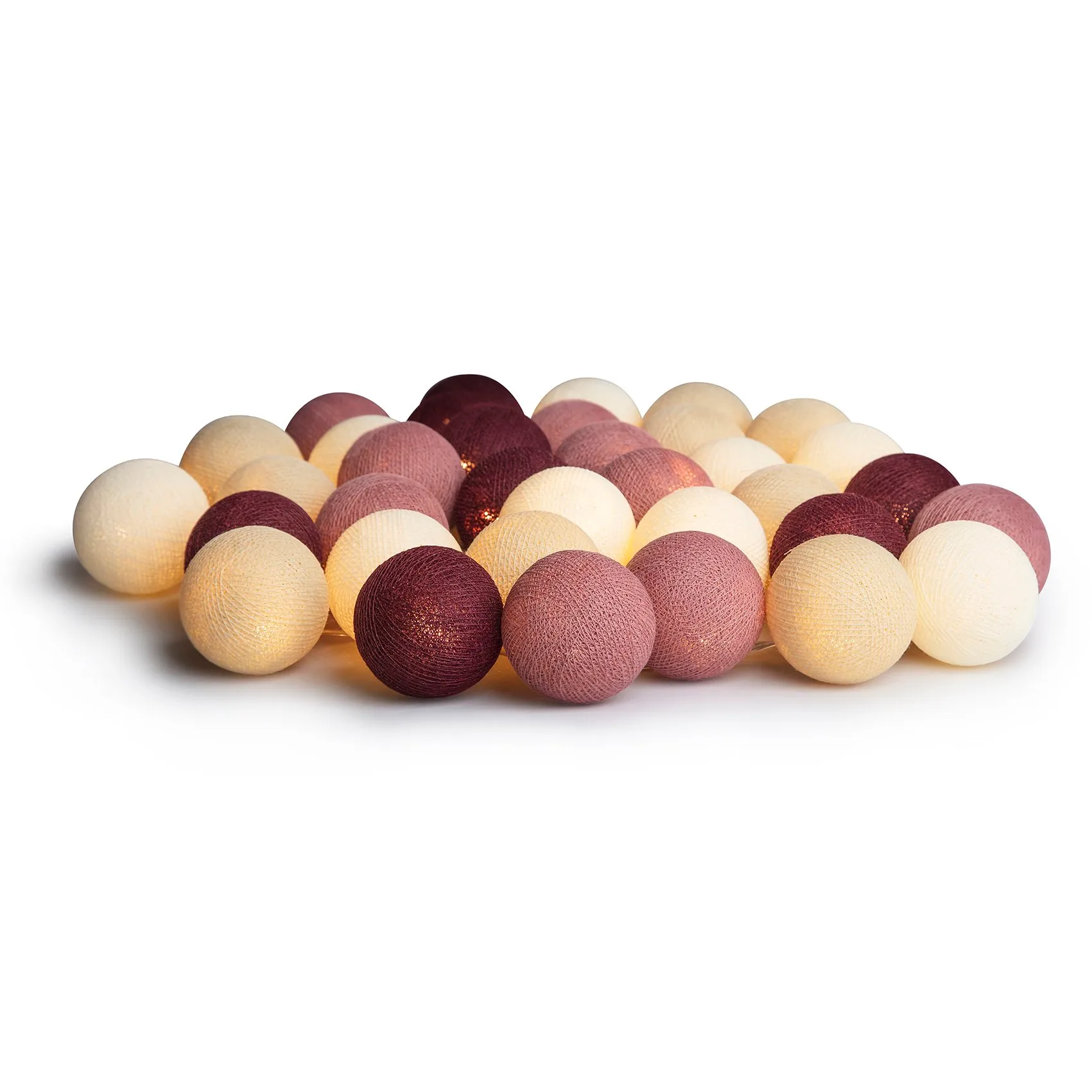 Irislights Dusty Pink, 35 boules Irislights