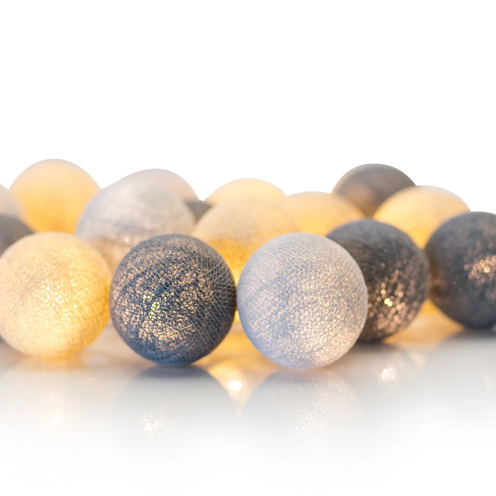 Irislights Greige, 35 boules Irislights