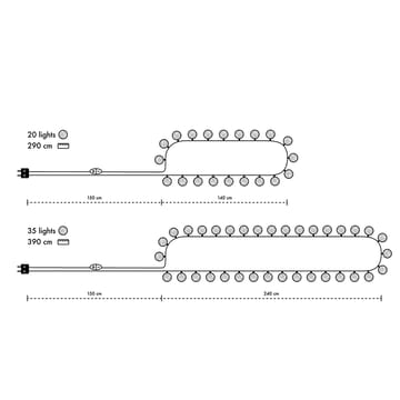 Irislights Pure White - 20 boules - Irislights