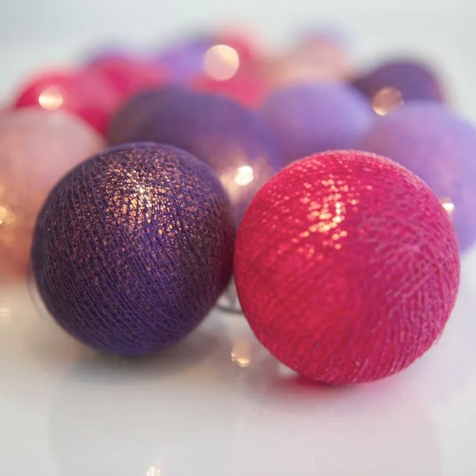 Irislights Vivid Violet, 20 boules Irislights