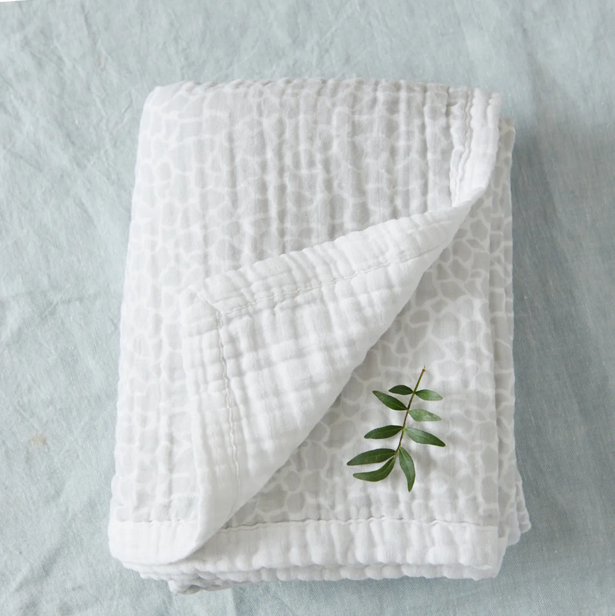 Plaid Dream coton épais 120x120 cm, Giraffe Jack o Juno