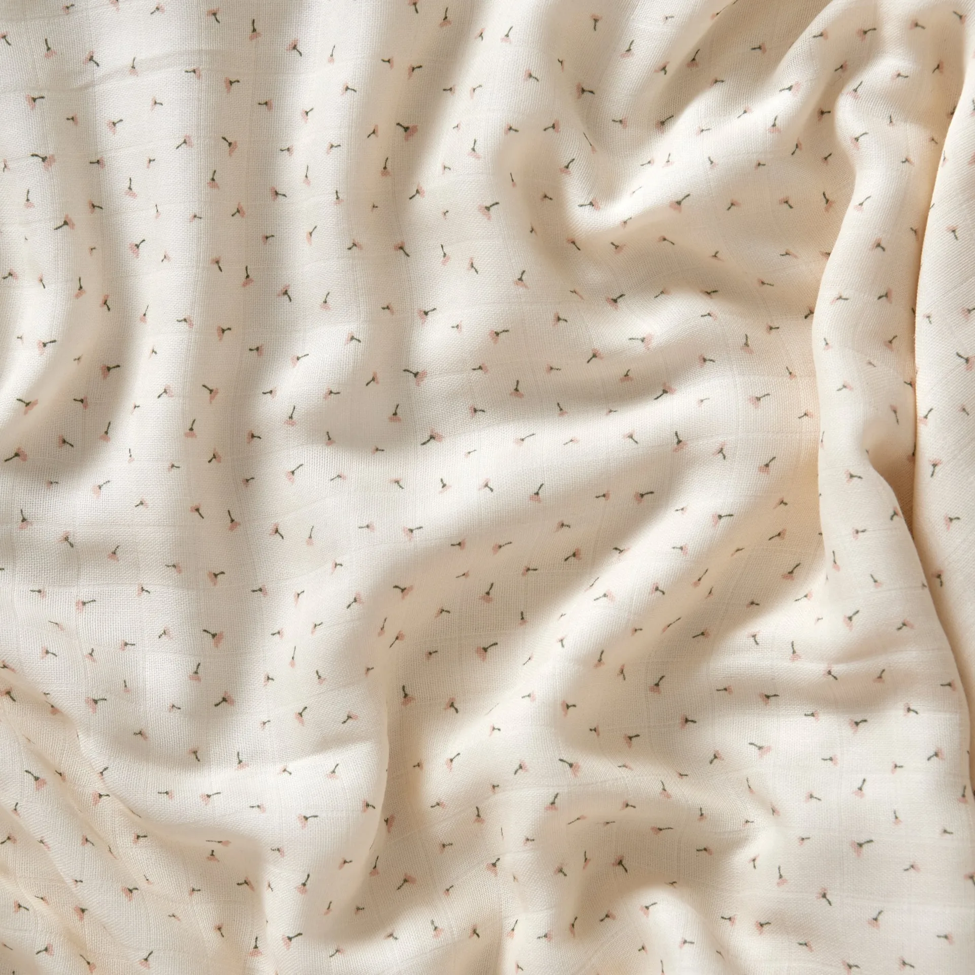 Plaid Poppy en mousseline 120x120 cm, Poppy in Bloom Jack o Juno