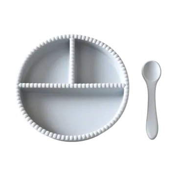 Vaisselle pour enfants Little Bubble, 2 pièces - Glacier grey - Jack o Juno