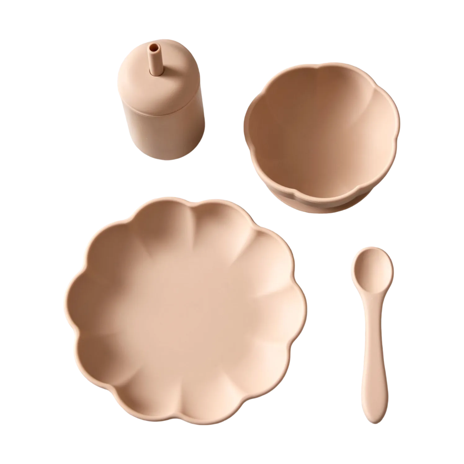 Vaisselle pour enfants Little Poppy, 4 pièces, Oatmeal Jack o Juno