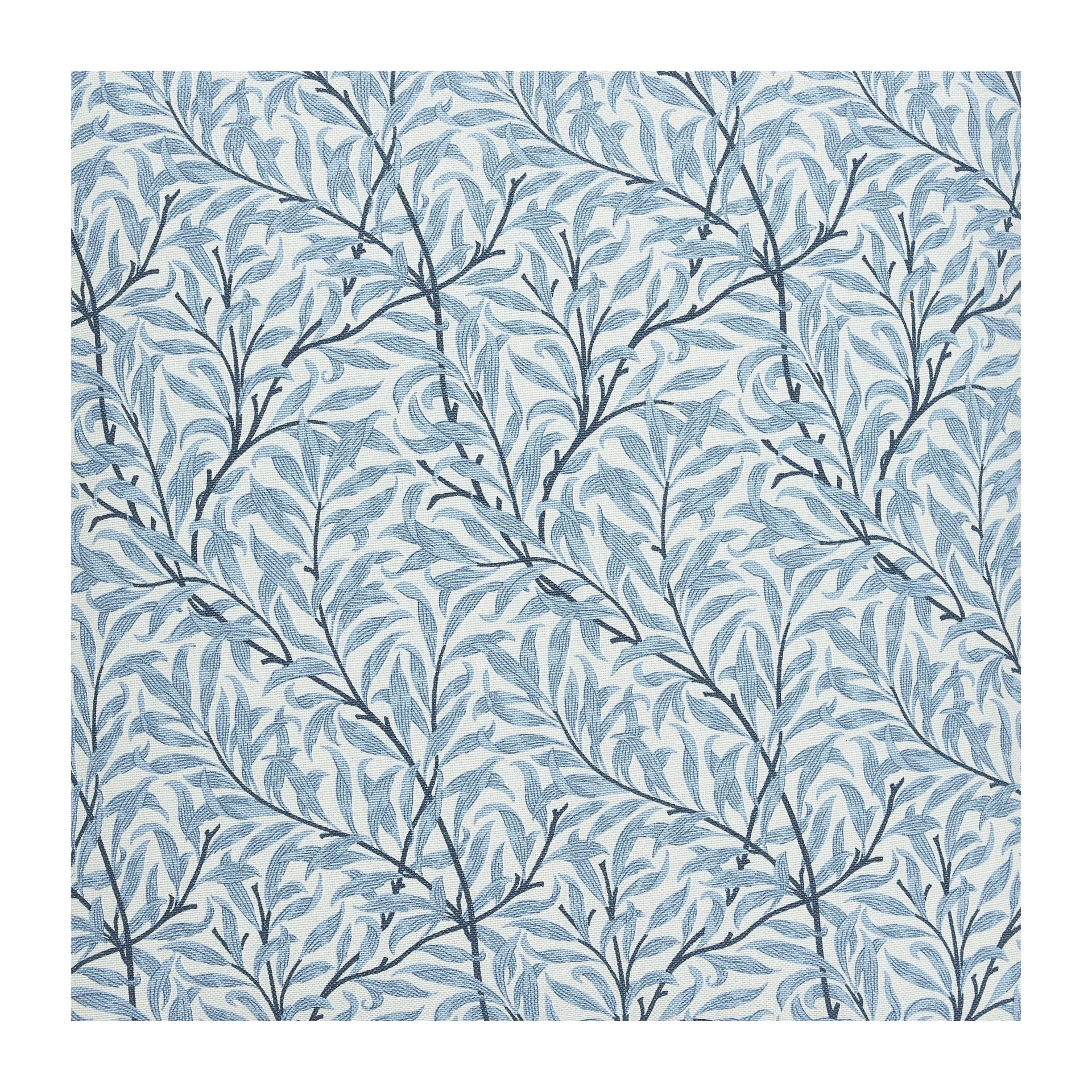 Tissu Ramas, Blanc-bleu clair Jakobsdals