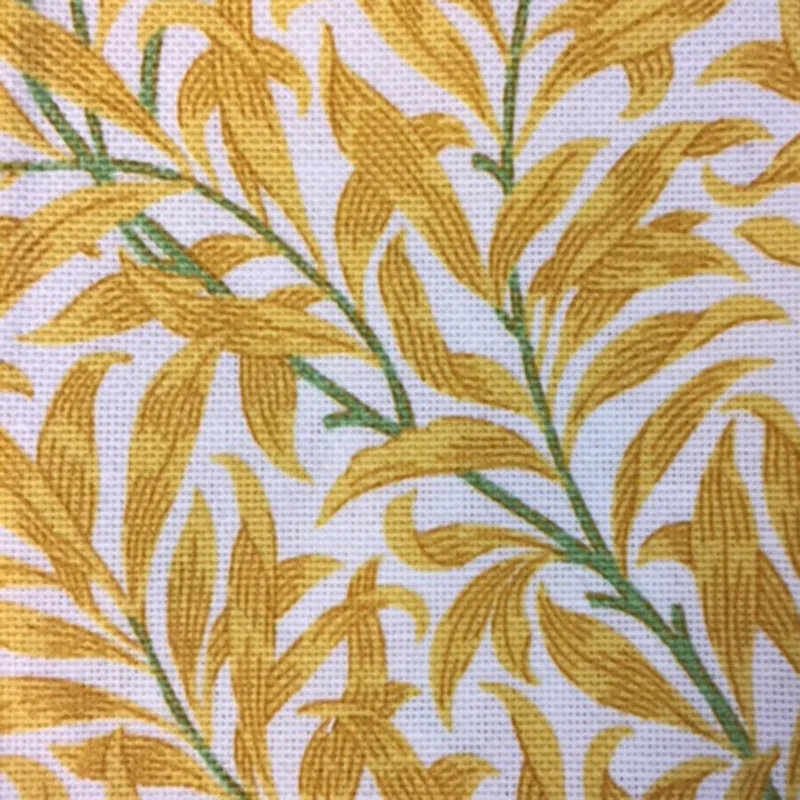 Tissu Ramas, Jaune-Blanc Jakobsdals