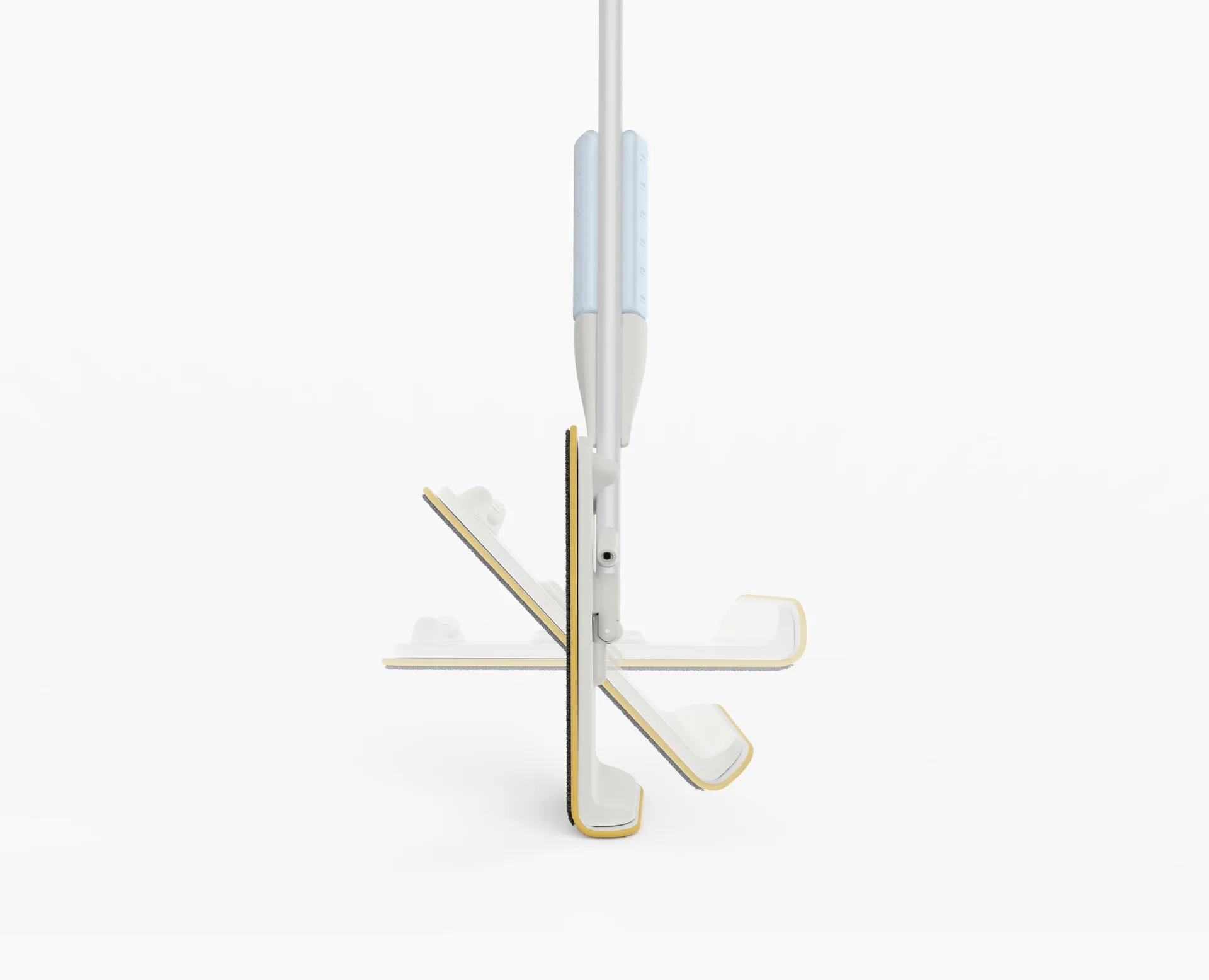 Balai-serpillère 2-en-1 avec tampon à récurer Cleantech, Light Stone Joseph Joseph