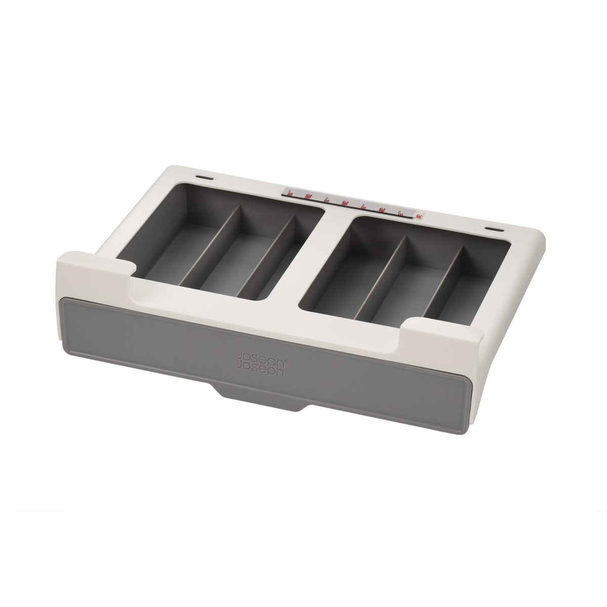 Joseph Joseph Boîte de rangement Cupboardstore pour capsules de café Gris clair