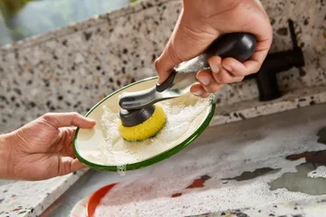 Brosse vaisselle Sinktech avec tête de rechange - Clear - Joseph Joseph