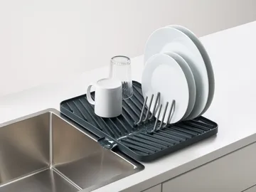 Égouttoir Flip-up 40 cm - Gris - Joseph Joseph