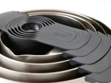 Ensemble de bols Nest, 9 pièces - Acier inoxydable - Joseph Joseph