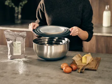 Ensemble de bols Nest prep & store, 8 pièces - Acier - Joseph Joseph