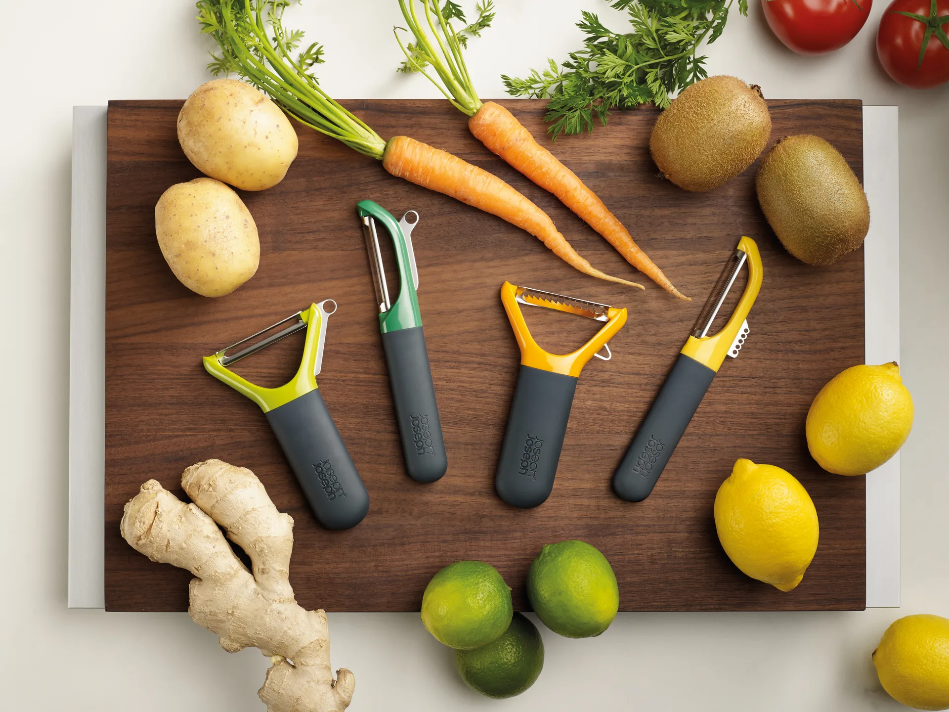Éplucheur Y Multi peel 13 cm, Noir-vert Joseph Joseph