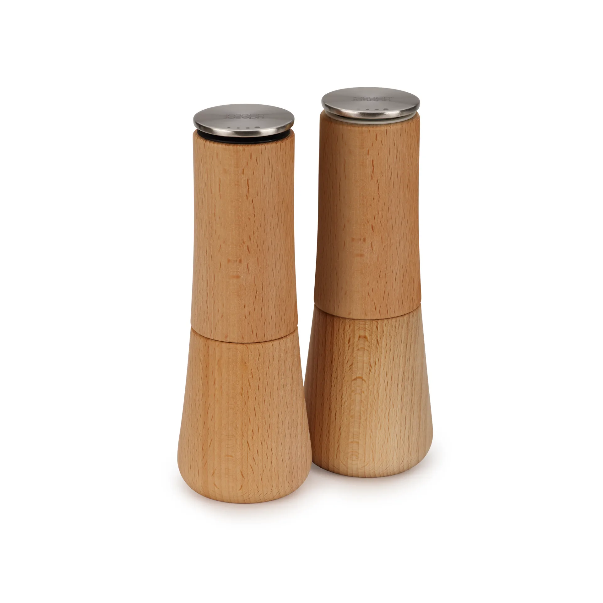 Moulin à sel Milltop anti-éclaboussures 19 cm, Hêtre Joseph Joseph