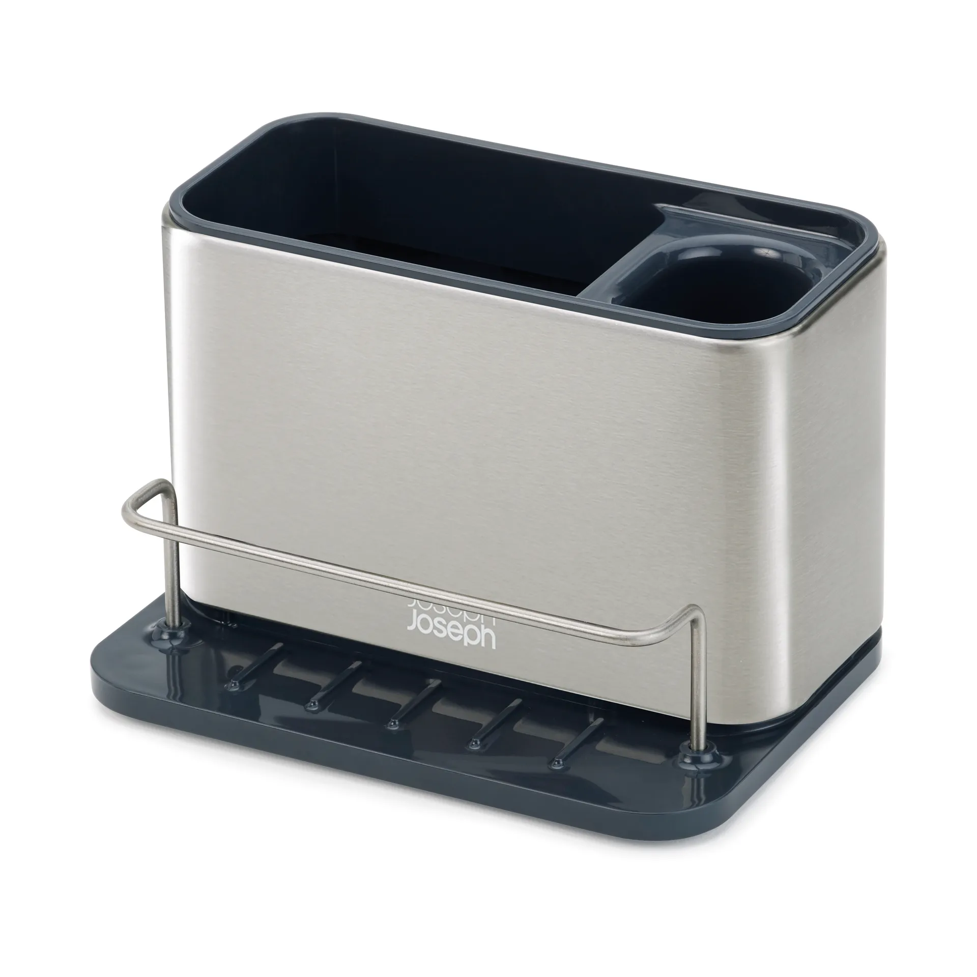 Organisateur de plan de travail Surface 18 cm, Acier inoxydable Joseph Joseph