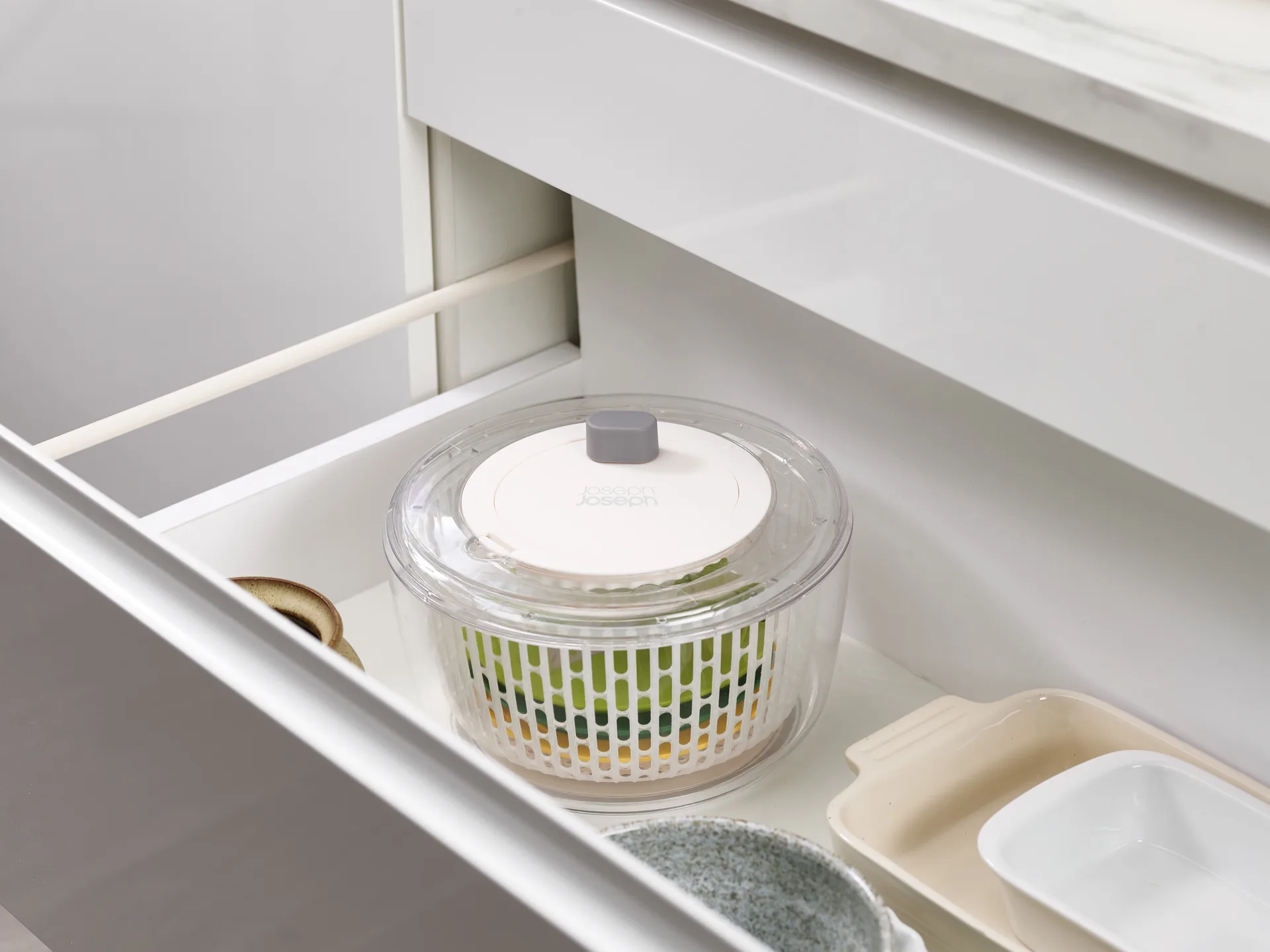 Outils à salade Multi prep, 4 pièces, Transparent Joseph Joseph