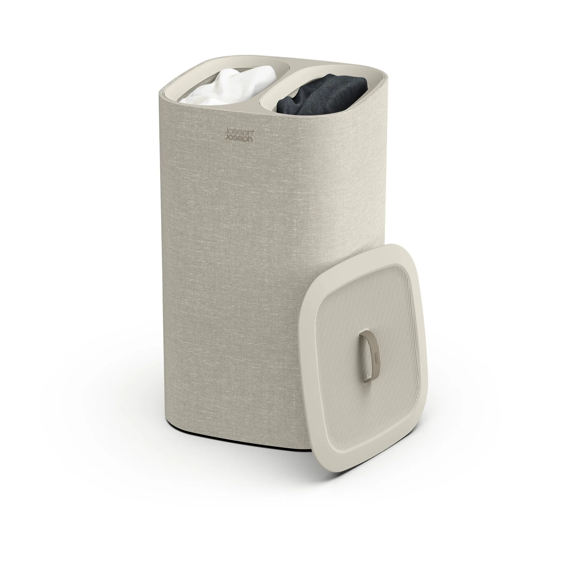 Panier à linge Tota 60 L, Écru Joseph Joseph