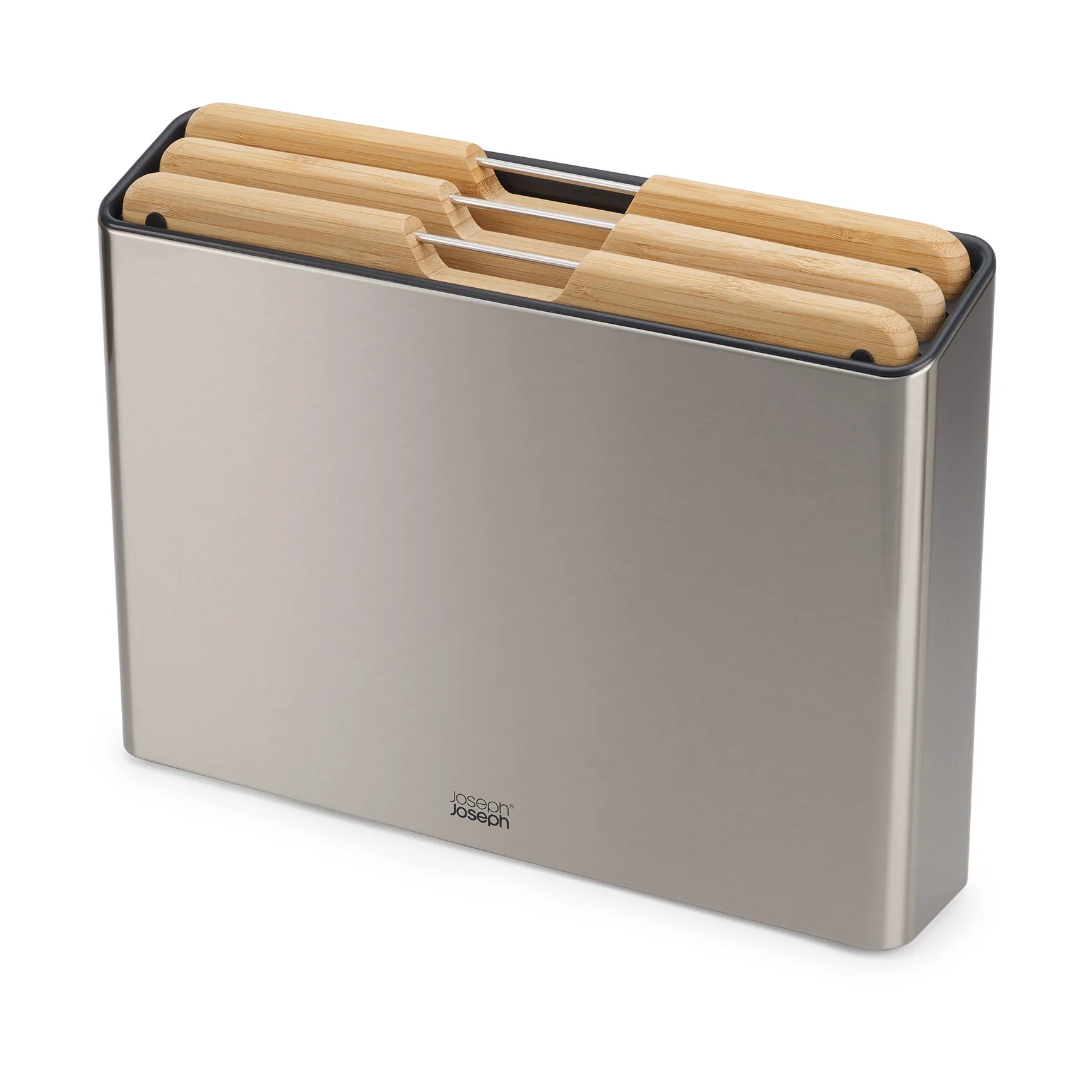 Planche à découper Folio steel, 3 pièces, Bamboo-acier Joseph Joseph