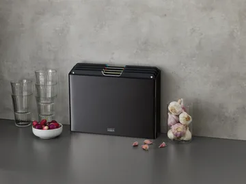 Planche à découper Folio steel, 4 pièces - Noir - Joseph Joseph