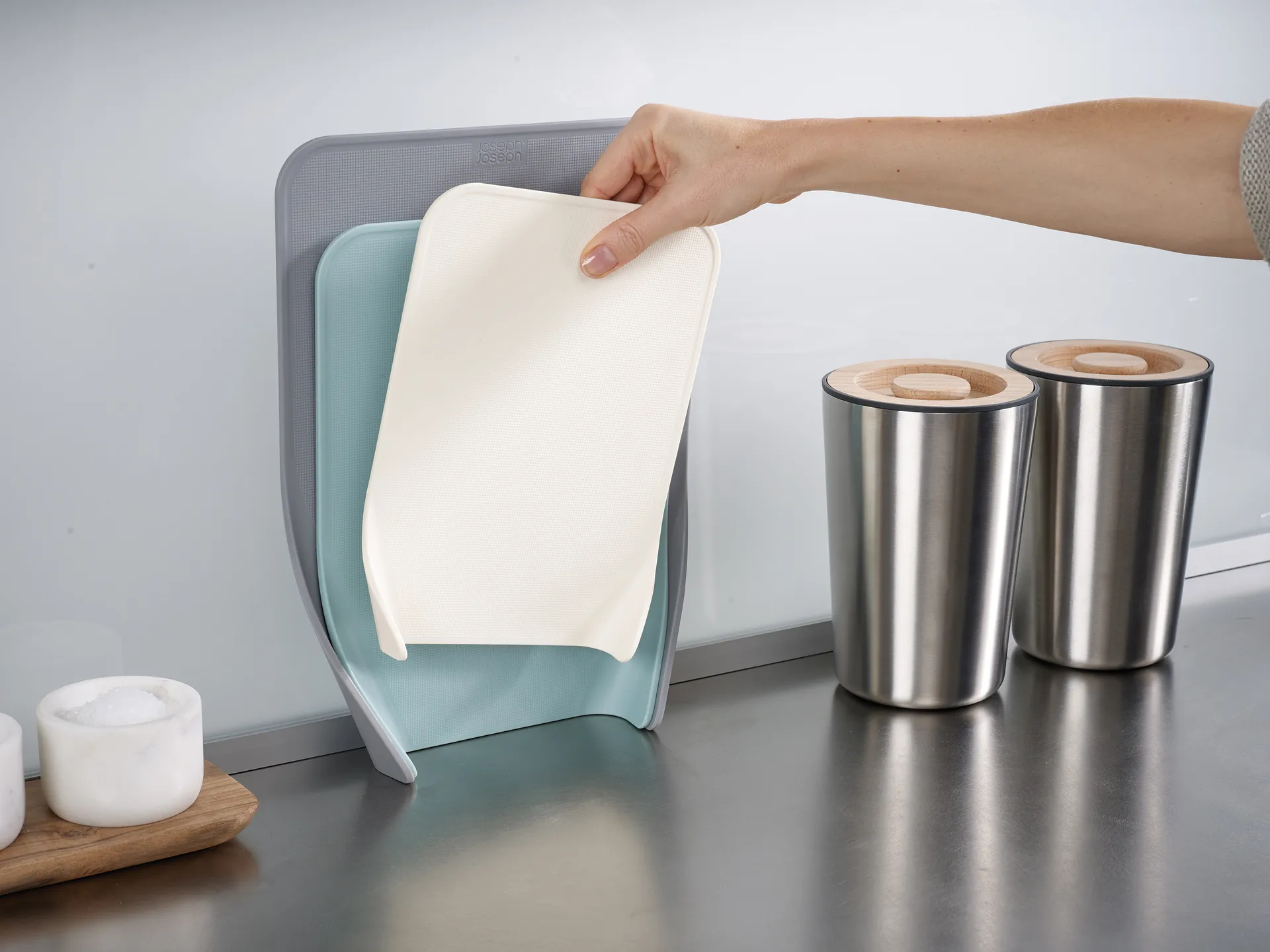 Planche à découper Nest Chop, Opale Joseph Joseph