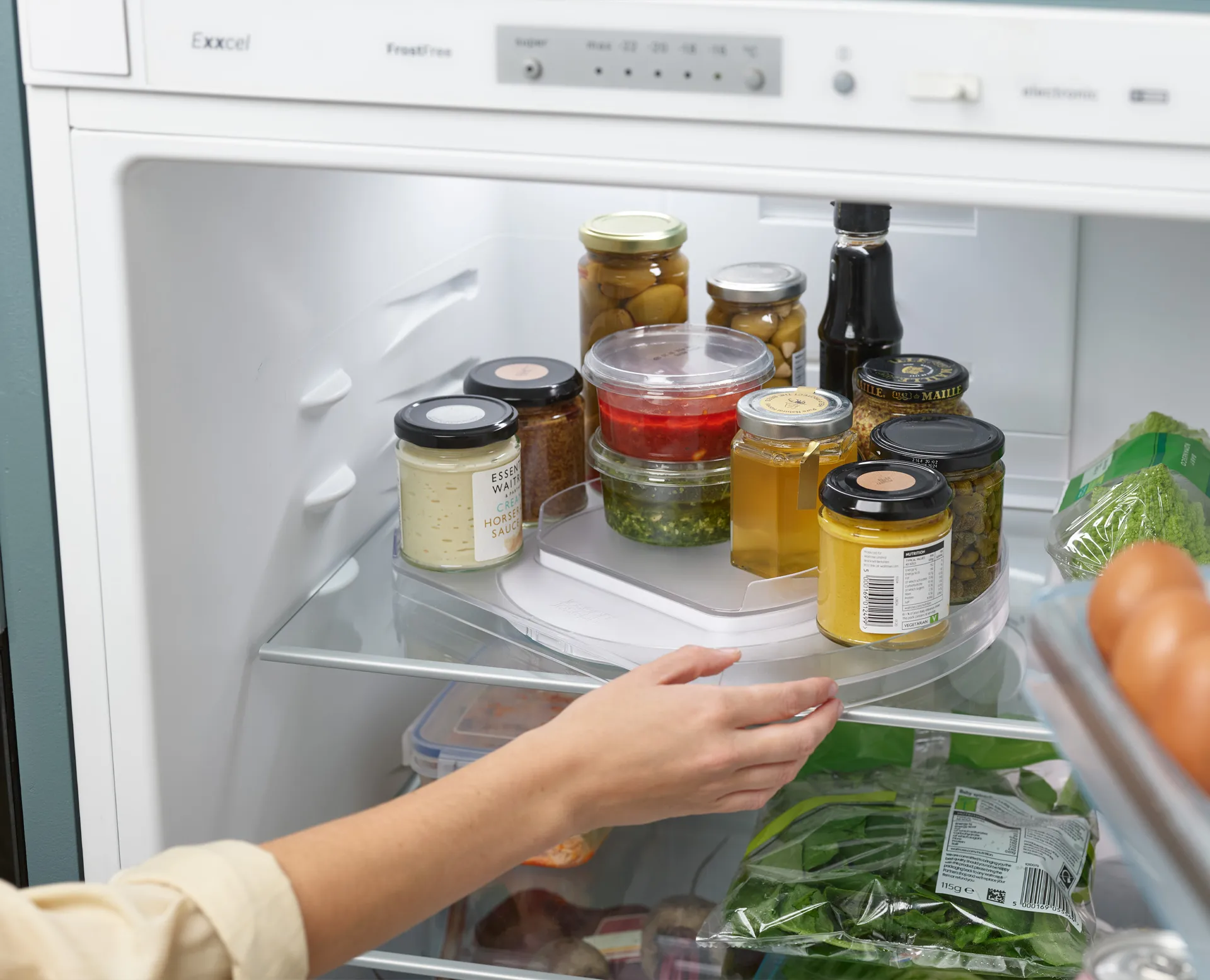 Plateau tournant Fridgestore pour réfrigérateur, Transparent Joseph Joseph