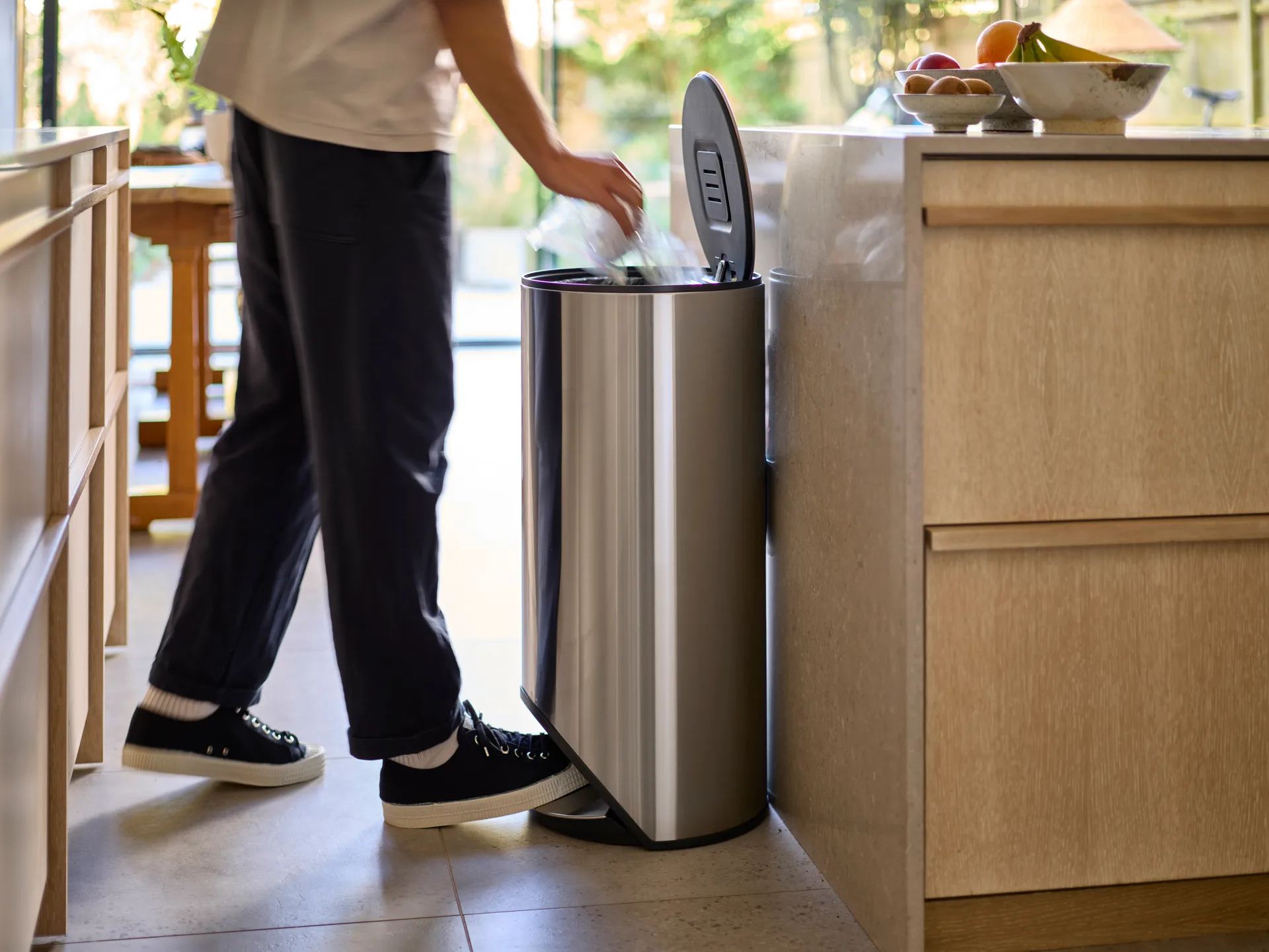 Poubelle à pédale Arc Joseph Joseph 30 L, Stainless steel Joseph Joseph