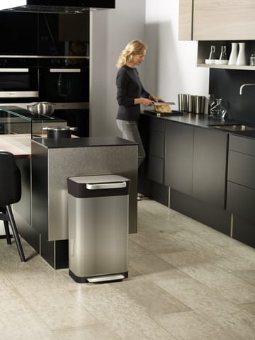Poubelle à pédale compacteur Titan Joseph Joseph 30 L - Stainless steel - Joseph Joseph