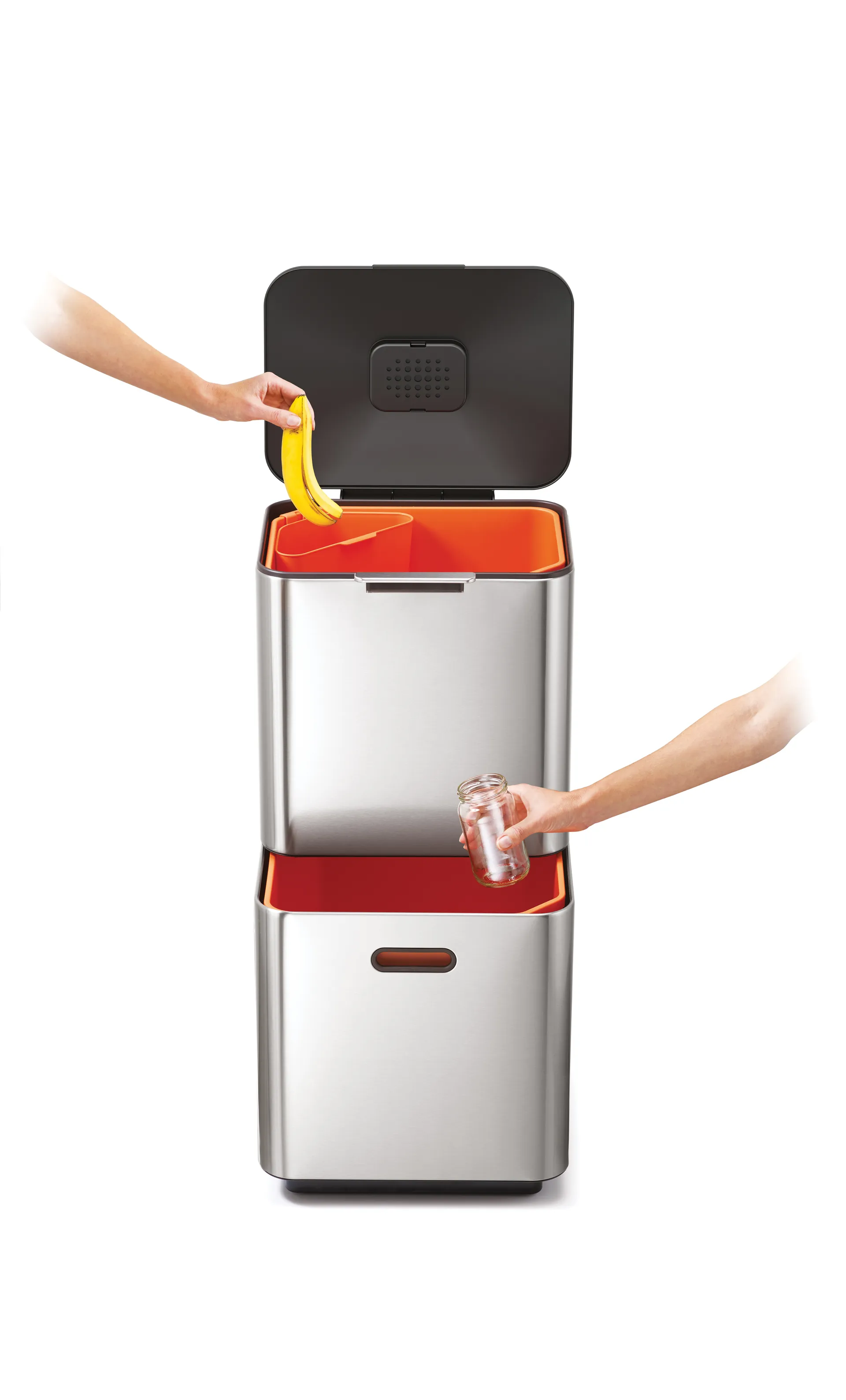 Poubelle Totem Max Joseph Joseph 60 L, Stainless steel Joseph Joseph