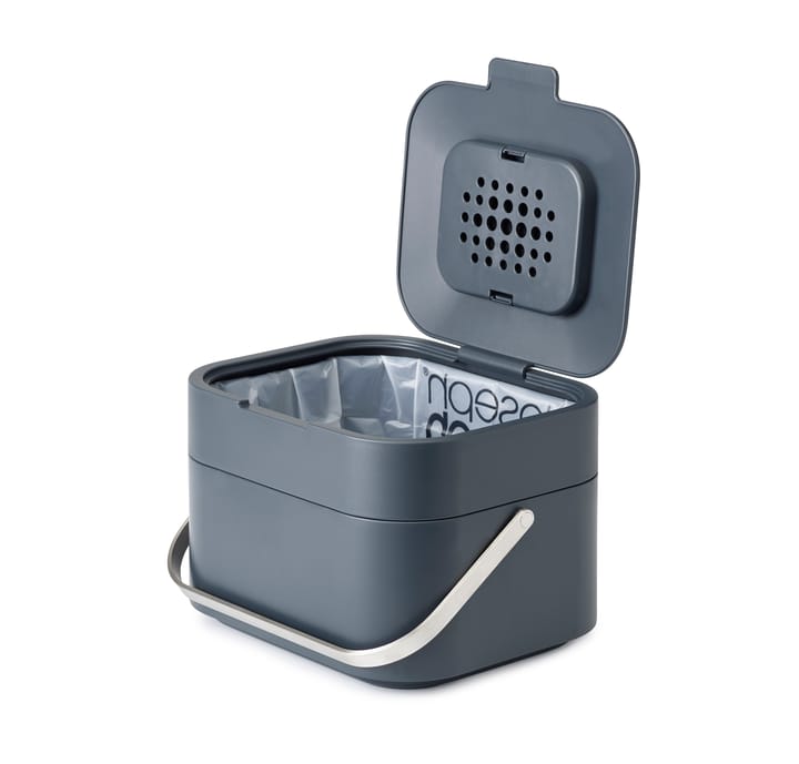 Seau à déchets alimentaires Stack 4 Joseph Joseph, Graphite Joseph Joseph