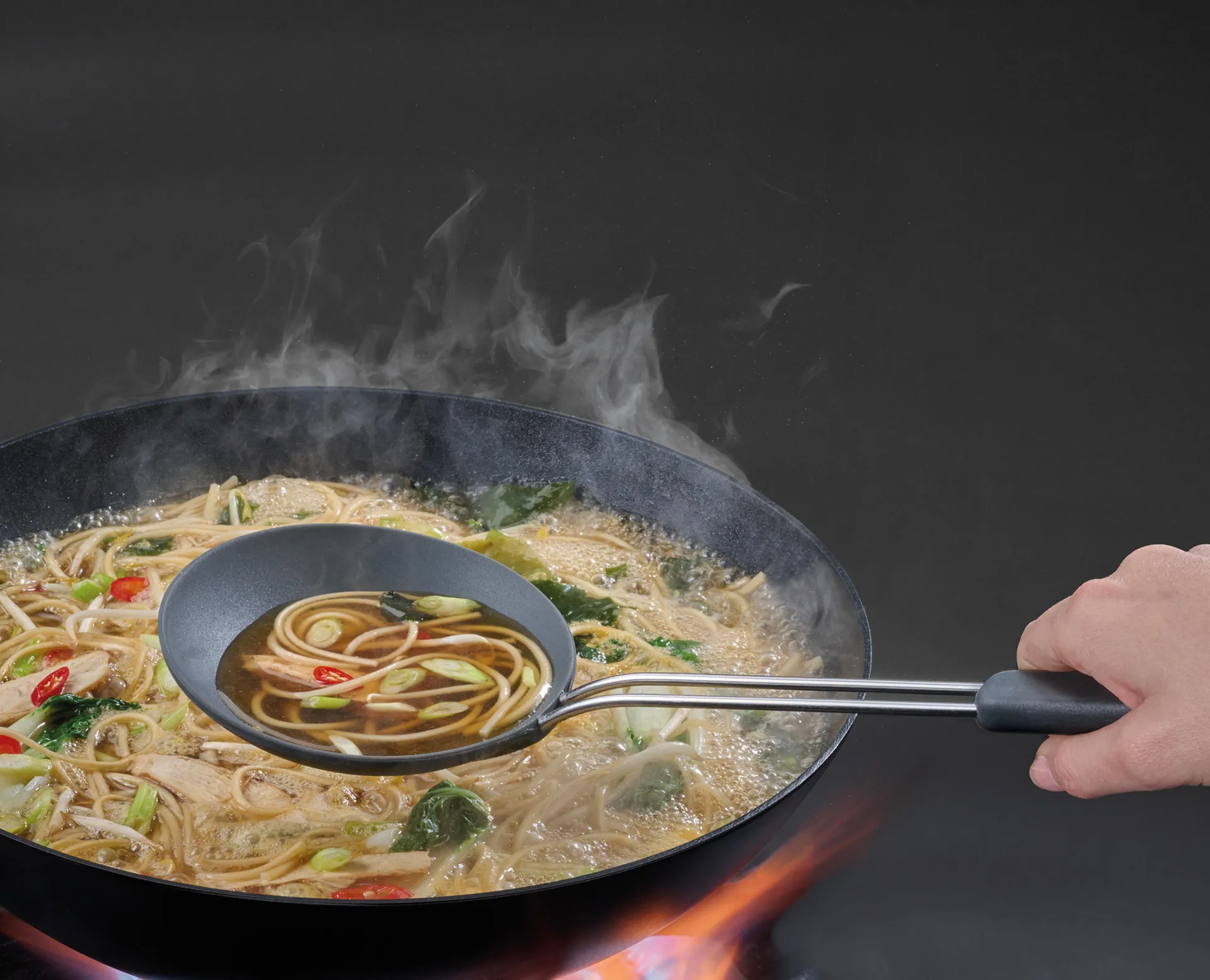 Set wok Nest fusion, 3 pièces, Noir Joseph Joseph