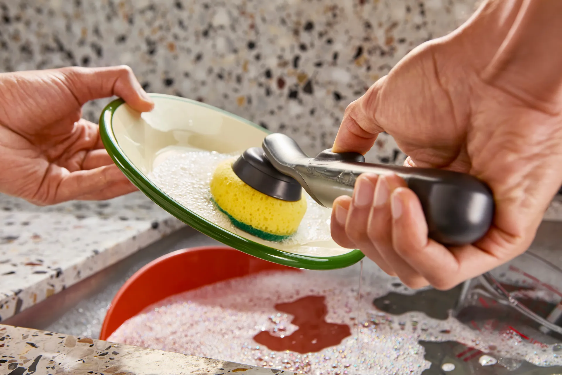 Tête de rechange éponge Sinktech 2-pack, Yellow Joseph Joseph