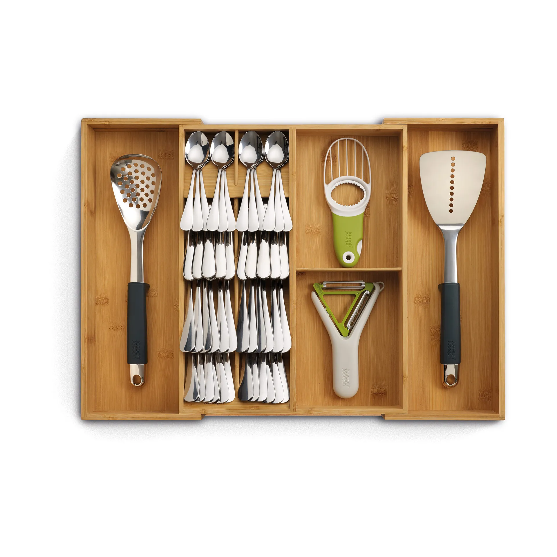 Tiroir à couverts Drawerstore extensible, Bambou Joseph Joseph