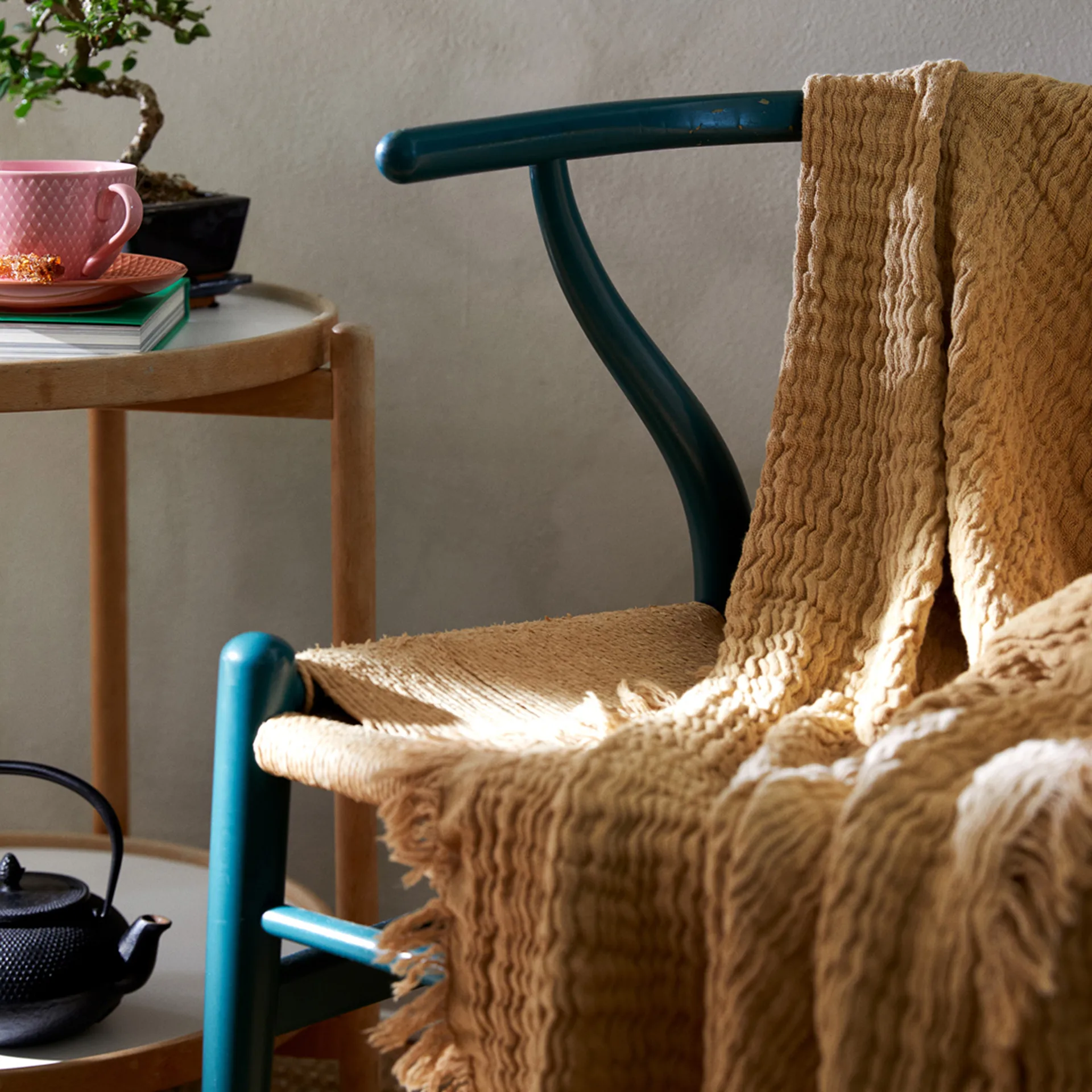 Couvre-lit Reloved 190x240 cm, Sable Juna